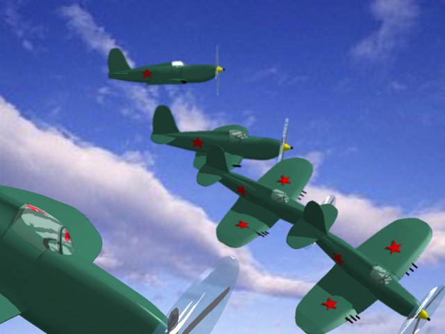 Russian Airplanes begin attack - Summer 1943