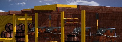 Gundeck of British Man of War 1797