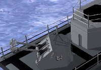 5 in./.38 cal US Navy Gunmount - USS Harwood DD861 - Vietnam 1968