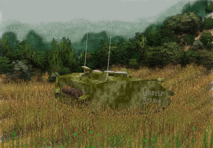 German Tank in Normandy - late summer 1944