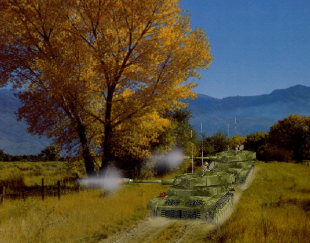 Tank Battle in the Ardennes